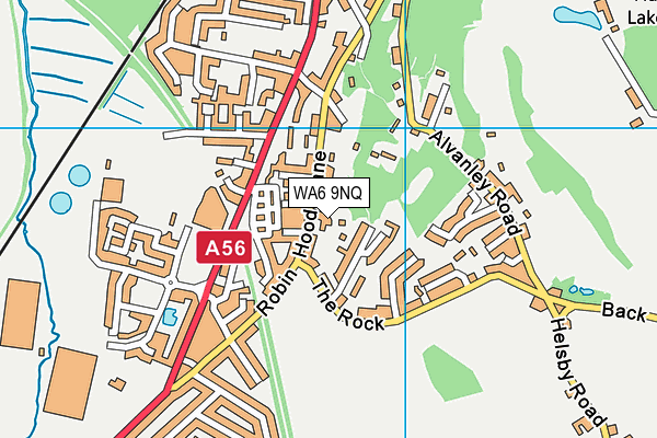 WA6 9NQ map - OS VectorMap District (Ordnance Survey) WA6 9NQ map - OS VectorMap District (Ordnance Survey)