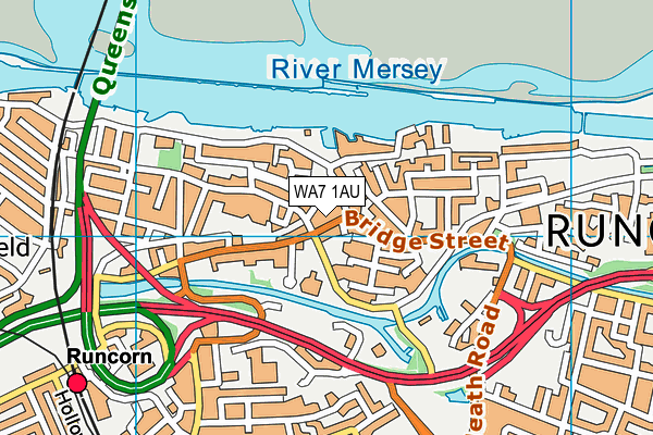 WA7 1AU map - OS VectorMap District (Ordnance Survey) WA7 1AU map - OS VectorMap District (Ordnance Survey)