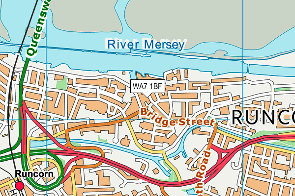 WA7 1BF map - OS VectorMap District (Ordnance Survey) WA7 1BF map - OS VectorMap District (Ordnance Survey)