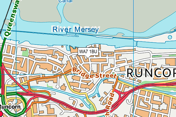 WA7 1BU map - OS VectorMap District (Ordnance Survey) WA7 1BU map - OS VectorMap District (Ordnance Survey)
