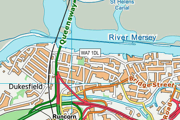 WA7 1DL map - OS VectorMap District (Ordnance Survey) WA7 1DL map - OS VectorMap District (Ordnance Survey)