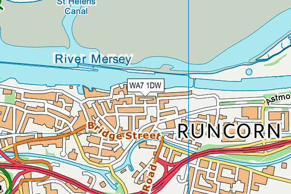 WA7 1DW map - OS VectorMap District (Ordnance Survey) WA7 1DW map - OS VectorMap District (Ordnance Survey)