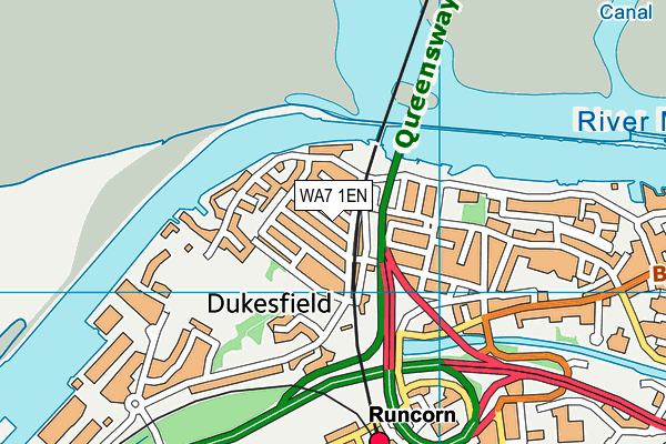 WA7 1EN map - OS VectorMap District (Ordnance Survey) WA7 1EN map - OS VectorMap District (Ordnance Survey)