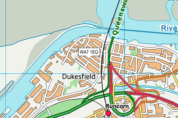 WA7 1EQ map - OS VectorMap District (Ordnance Survey) WA7 1EQ map - OS VectorMap District (Ordnance Survey)