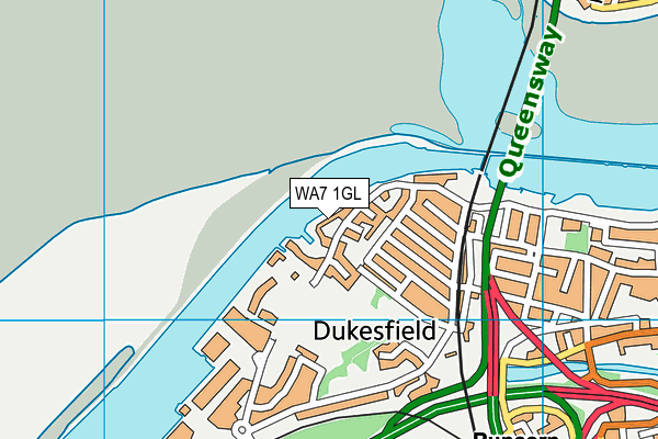 WA7 1GL map - OS VectorMap District (Ordnance Survey) WA7 1GL map - OS VectorMap District (Ordnance Survey)