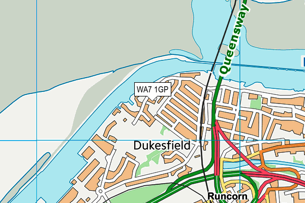 WA7 1GP map - OS VectorMap District (Ordnance Survey) WA7 1GP map - OS VectorMap District (Ordnance Survey)