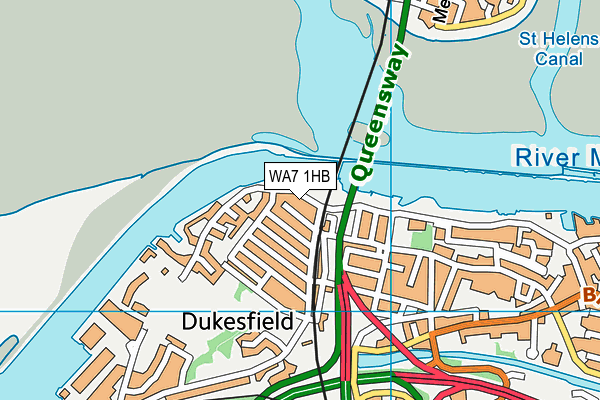 WA7 1HB map - OS VectorMap District (Ordnance Survey) WA7 1HB map - OS VectorMap District (Ordnance Survey)