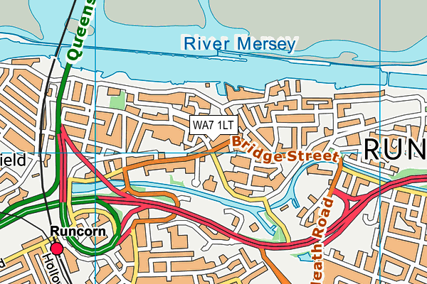 WA7 1LT map - OS VectorMap District (Ordnance Survey) WA7 1LT map - OS VectorMap District (Ordnance Survey)