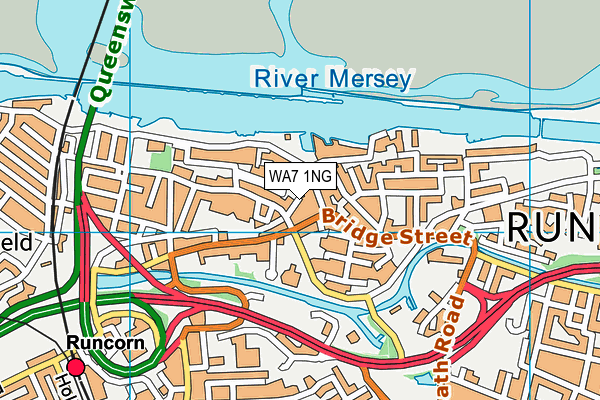 WA7 1NG map - OS VectorMap District (Ordnance Survey) WA7 1NG map - OS VectorMap District (Ordnance Survey)