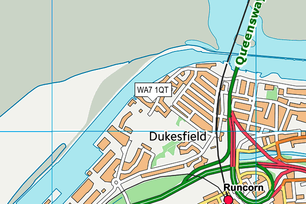 WA7 1QT map - OS VectorMap District (Ordnance Survey) WA7 1QT map - OS VectorMap District (Ordnance Survey)