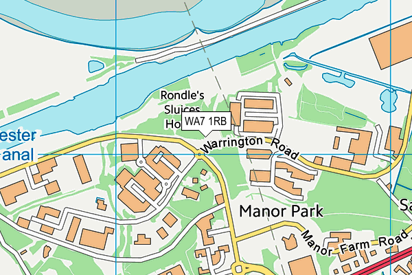 WA7 1RB map - OS VectorMap District (Ordnance Survey) WA7 1RB map - OS VectorMap District (Ordnance Survey)