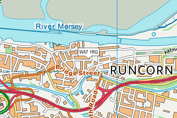 WA7 1RG map - OS VectorMap District (Ordnance Survey) WA7 1RG map - OS VectorMap District (Ordnance Survey)