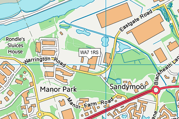 WA7 1RS map - OS VectorMap District (Ordnance Survey) WA7 1RS map - OS VectorMap District (Ordnance Survey)