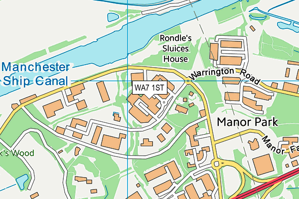 WA7 1ST map - OS VectorMap District (Ordnance Survey) WA7 1ST map - OS VectorMap District (Ordnance Survey)