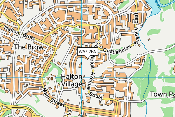WA7 2BN map - OS VectorMap District (Ordnance Survey) WA7 2BN map - OS VectorMap District (Ordnance Survey)