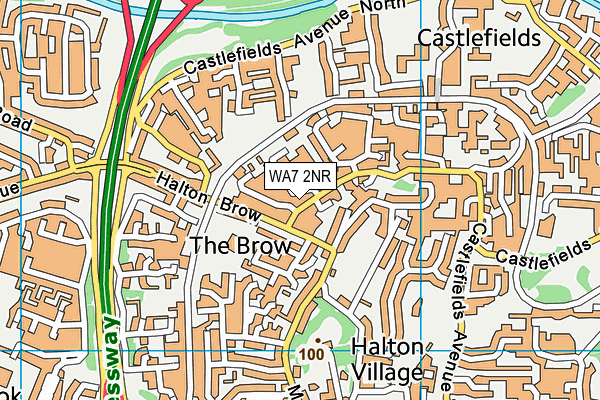 WA7 2NR map - OS VectorMap District (Ordnance Survey) WA7 2NR map - OS VectorMap District (Ordnance Survey)