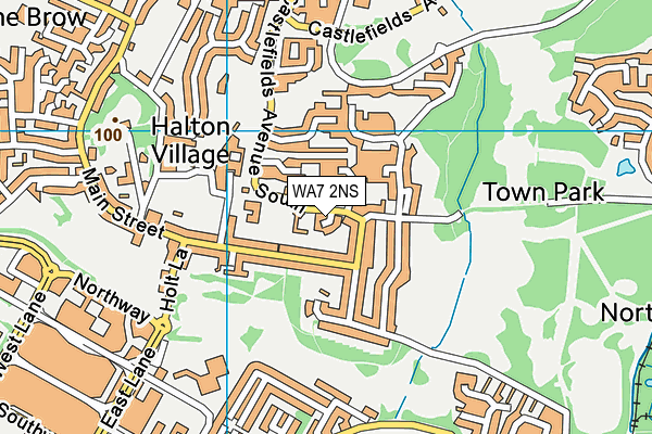 WA7 2NS map - OS VectorMap District (Ordnance Survey) WA7 2NS map - OS VectorMap District (Ordnance Survey)