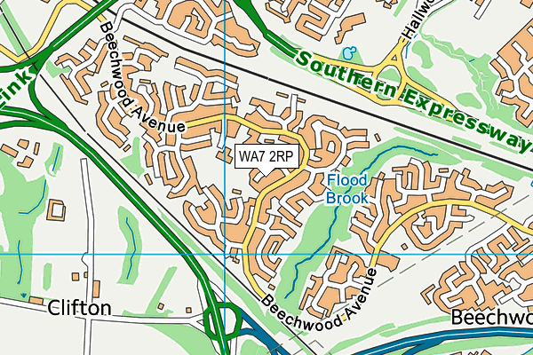 WA7 2RP map - OS VectorMap District (Ordnance Survey) WA7 2RP map - OS VectorMap District (Ordnance Survey)