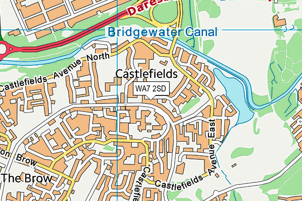 WA7 2SD map - OS VectorMap District (Ordnance Survey) WA7 2SD map - OS VectorMap District (Ordnance Survey)