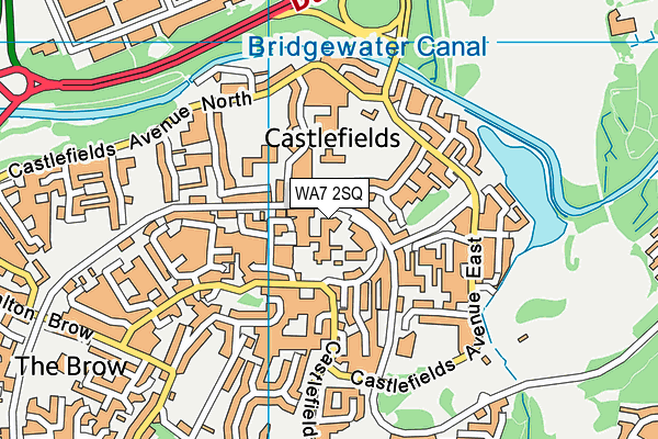 WA7 2SQ map - OS VectorMap District (Ordnance Survey) WA7 2SQ map - OS VectorMap District (Ordnance Survey)