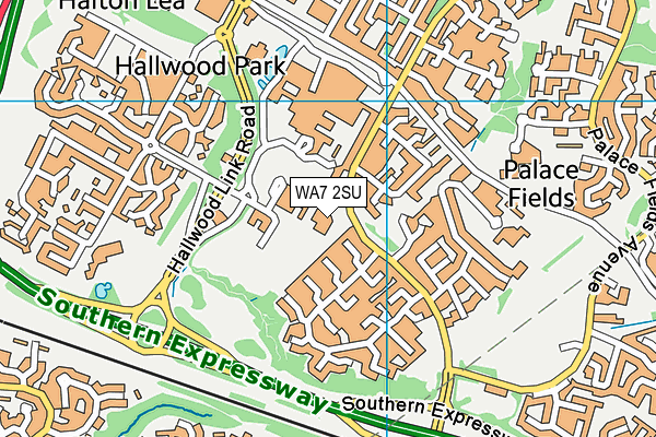 WA7 2SU map - OS VectorMap District (Ordnance Survey) WA7 2SU map - OS VectorMap District (Ordnance Survey)