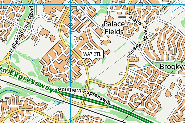 WA7 2TL map - OS VectorMap District (Ordnance Survey) WA7 2TL map - OS VectorMap District (Ordnance Survey)