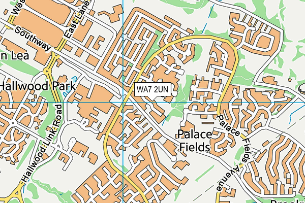 WA7 2UN map - OS VectorMap District (Ordnance Survey) WA7 2UN map - OS VectorMap District (Ordnance Survey)