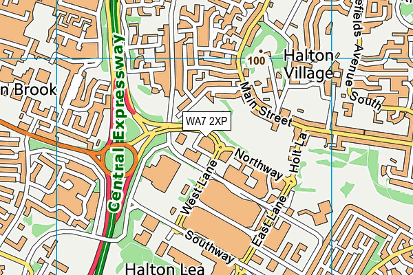 WA7 2XP map - OS VectorMap District (Ordnance Survey) WA7 2XP map - OS VectorMap District (Ordnance Survey)