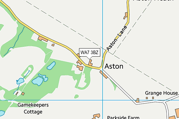 WA7 3BZ map - OS VectorMap District (Ordnance Survey) WA7 3BZ map - OS VectorMap District (Ordnance Survey)