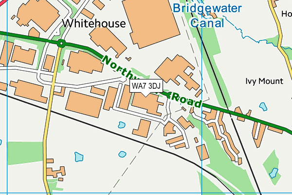 WA7 3DJ map - OS VectorMap District (Ordnance Survey) WA7 3DJ map - OS VectorMap District (Ordnance Survey)