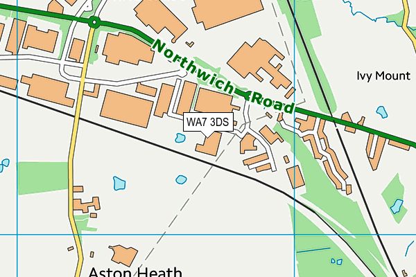WA7 3DS map - OS VectorMap District (Ordnance Survey) WA7 3DS map - OS VectorMap District (Ordnance Survey)
