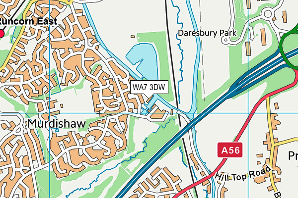 WA7 3DW map - OS VectorMap District (Ordnance Survey) WA7 3DW map - OS VectorMap District (Ordnance Survey)