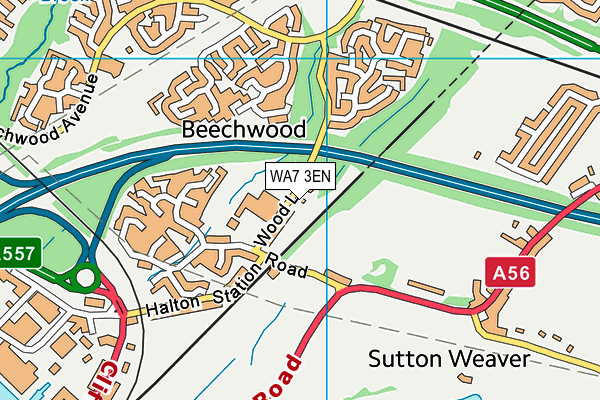 WA7 3EN map - OS VectorMap District (Ordnance Survey) WA7 3EN map - OS VectorMap District (Ordnance Survey)