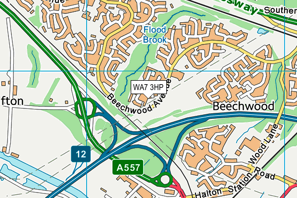 WA7 3HP map - OS VectorMap District (Ordnance Survey) WA7 3HP map - OS VectorMap District (Ordnance Survey)