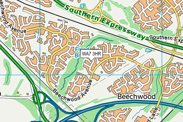 WA7 3HR map - OS VectorMap District (Ordnance Survey) WA7 3HR map - OS VectorMap District (Ordnance Survey)