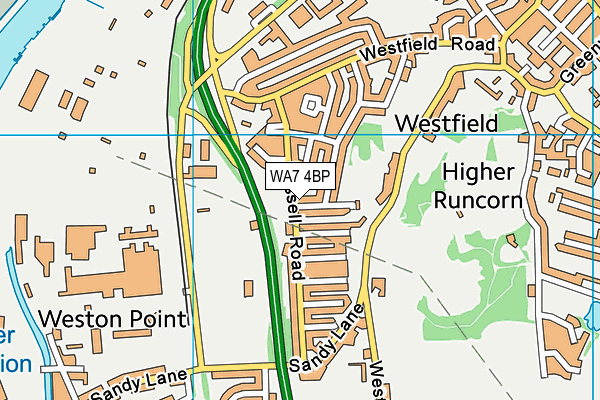 WA7 4BP map - OS VectorMap District (Ordnance Survey) WA7 4BP map - OS VectorMap District (Ordnance Survey)
