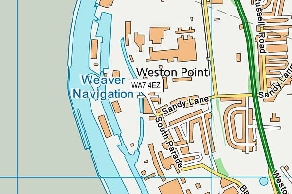 WA7 4EZ map - OS VectorMap District (Ordnance Survey) WA7 4EZ map - OS VectorMap District (Ordnance Survey)