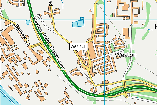 WA7 4LH map - OS VectorMap District (Ordnance Survey) WA7 4LH map - OS VectorMap District (Ordnance Survey)