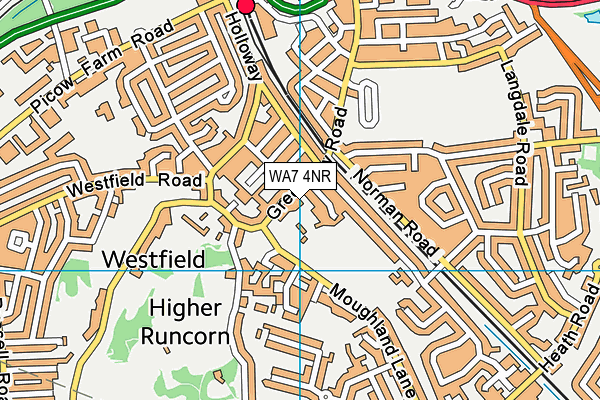 WA7 4NR map - OS VectorMap District (Ordnance Survey) WA7 4NR map - OS VectorMap District (Ordnance Survey)