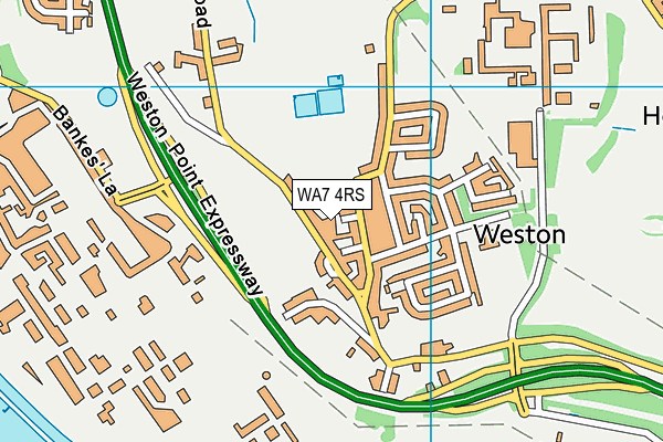 WA7 4RS map - OS VectorMap District (Ordnance Survey) WA7 4RS map - OS VectorMap District (Ordnance Survey)