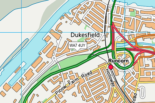 WA7 4UY map - OS VectorMap District (Ordnance Survey) WA7 4UY map - OS VectorMap District (Ordnance Survey)
