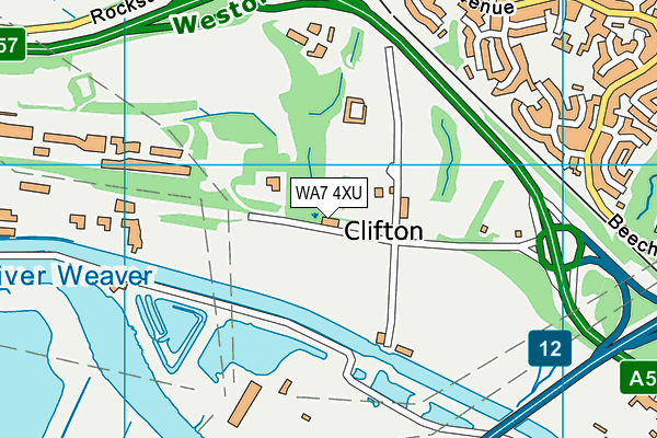 WA7 4XU map - OS VectorMap District (Ordnance Survey) WA7 4XU map - OS VectorMap District (Ordnance Survey)