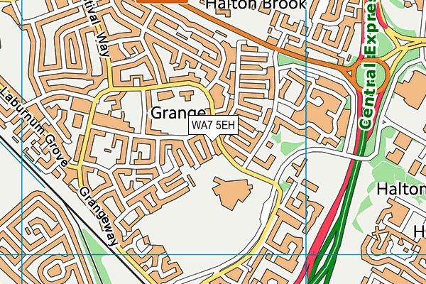 WA7 5EH map - OS VectorMap District (Ordnance Survey) WA7 5EH map - OS VectorMap District (Ordnance Survey)