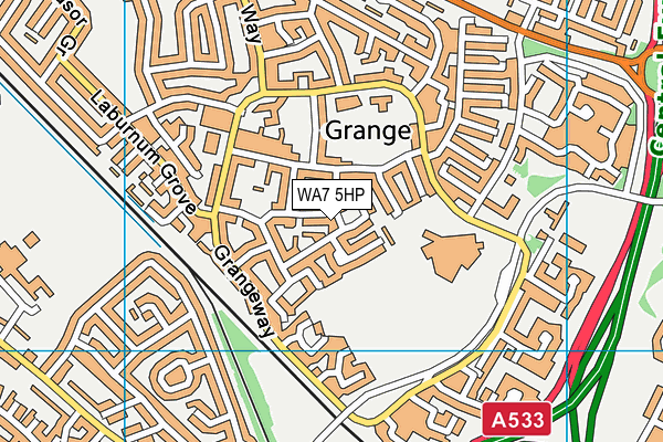 WA7 5HP map - OS VectorMap District (Ordnance Survey) WA7 5HP map - OS VectorMap District (Ordnance Survey)