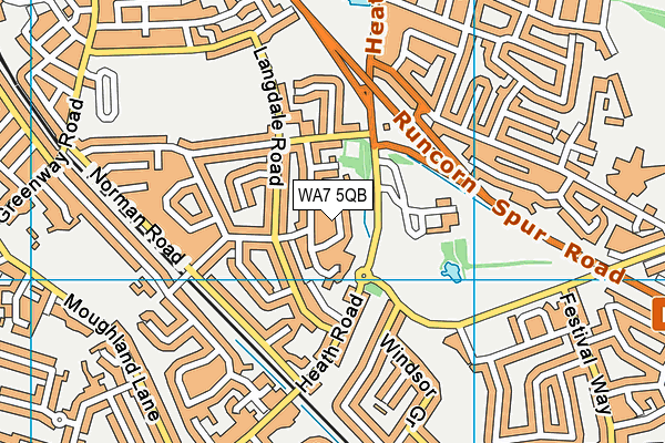 WA7 5QB map - OS VectorMap District (Ordnance Survey) WA7 5QB map - OS VectorMap District (Ordnance Survey)