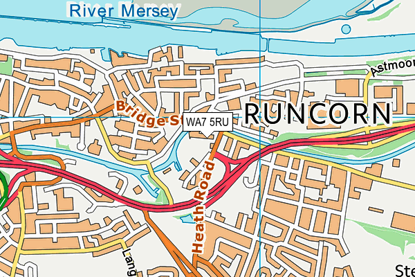 WA7 5RU map - OS VectorMap District (Ordnance Survey) WA7 5RU map - OS VectorMap District (Ordnance Survey)