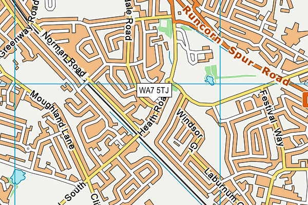 WA7 5TJ map - OS VectorMap District (Ordnance Survey) WA7 5TJ map - OS VectorMap District (Ordnance Survey)