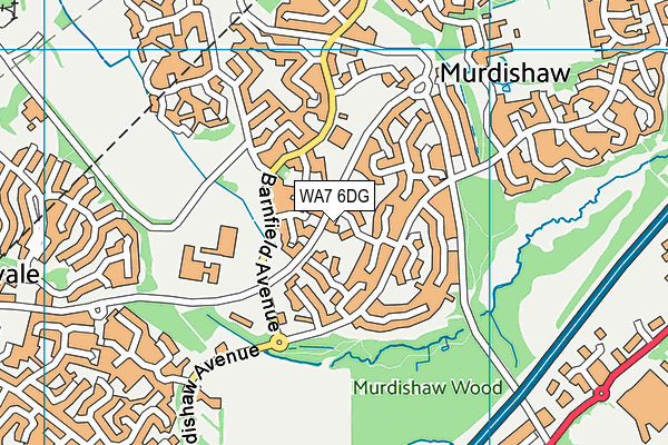 WA7 6DG map - OS VectorMap District (Ordnance Survey) WA7 6DG map - OS VectorMap District (Ordnance Survey)