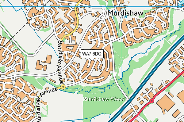 WA7 6DQ map - OS VectorMap District (Ordnance Survey) WA7 6DQ map - OS VectorMap District (Ordnance Survey)