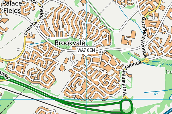 WA7 6EN map - OS VectorMap District (Ordnance Survey) WA7 6EN map - OS VectorMap District (Ordnance Survey)